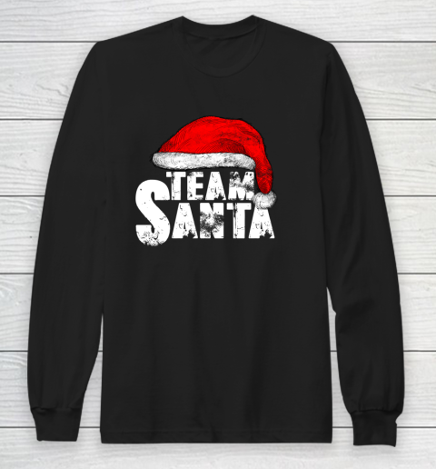 Team Santa Christmas Family Matching Pajamas Long Sleeve T-Shirt