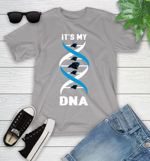 Carolina Panthers NFL Football It's My DNA Sports Youth T-Shirt 4