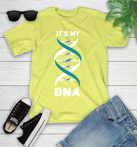 Miami Dolphins NFL Football It's My DNA Sports Youth T-Shirt 10