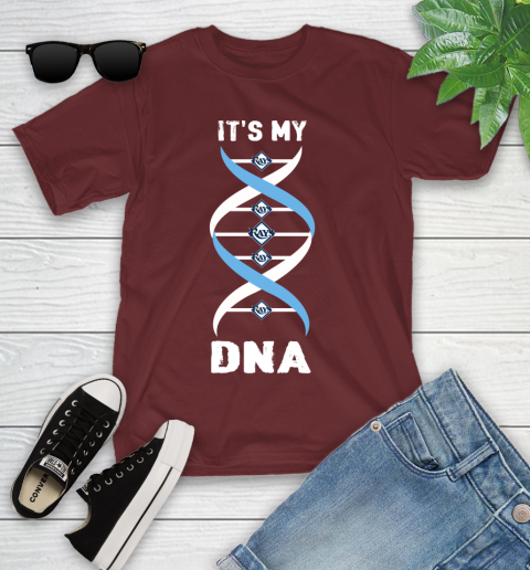 Tampa Bay ays MLB Baseball It's My DNA Sports Youth T-Shirt 14