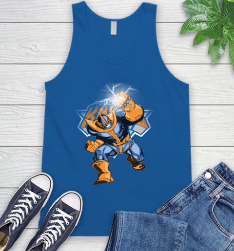 New York Knicks NBA Basketball Thanos Avengers Infinity War Marvel Tank Top 4
