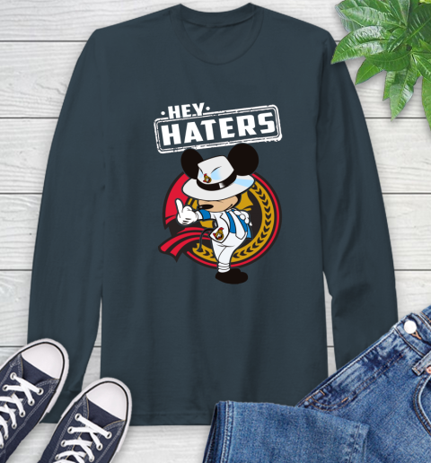 NHL Hey Haters Mickey Hockey Sports Ottawa Senators Long Sleeve T-Shirt 9