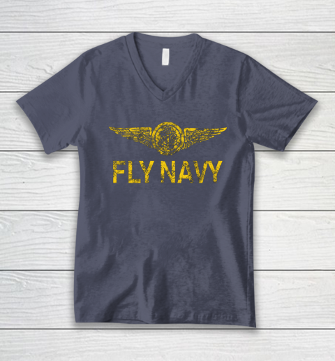 Fly Navy Shirt V-Neck T-Shirt 6