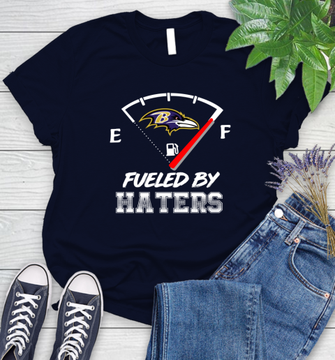 Baltimore Ravens NFL Football Fueled By Haters Sports Women's T-Shirt 2