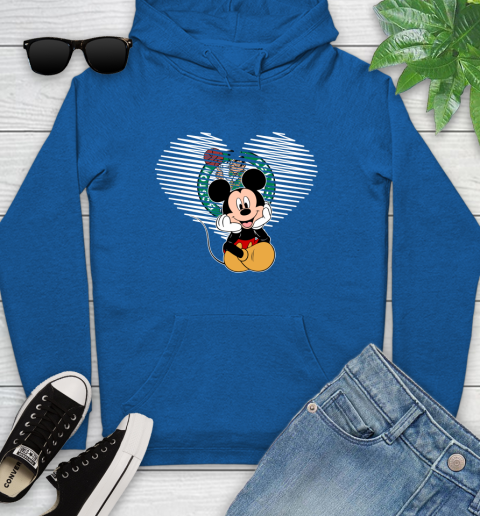 NBA Boston Celtics The Heart Mickey Mouse Disney Basketball Youth Hoodie 11