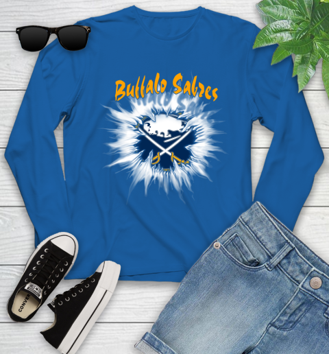 Buffalo Sabres NHL Hockey Adoring Fan Rip Sports Youth Long Sleeve 10