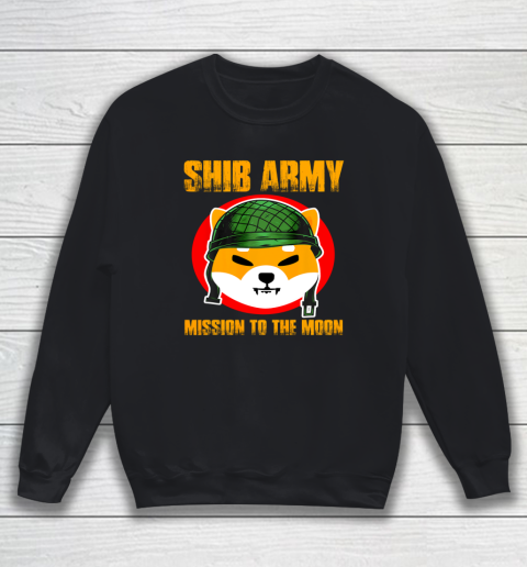 Shiba Army Shiba Inu Coin Crypto Token Cryptocurrency Wallet Sweatshirt