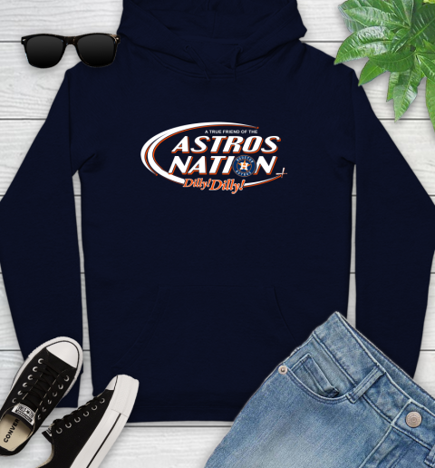 MLB A True Friend Of The Houston Astros Dilly Dilly Baseball Sports Youth Hoodie 3