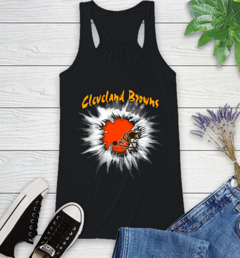 Cleveland Browns NFL Football Adoring Fan Rip Sports Racerback Tank