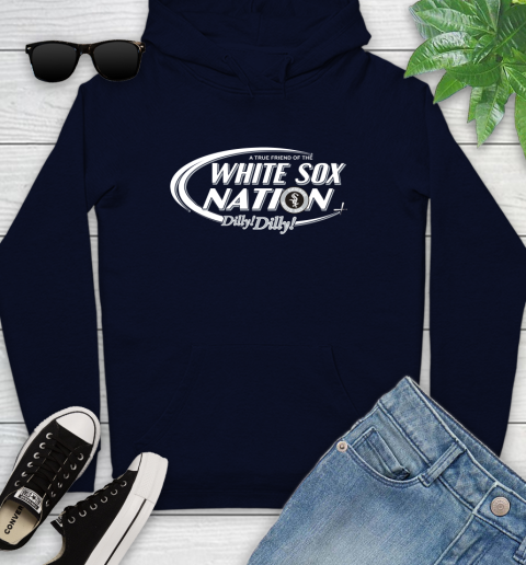 MLB A True Friend Of The Chicago White Sox Dilly Dilly Baseball Sports Youth Hoodie 3