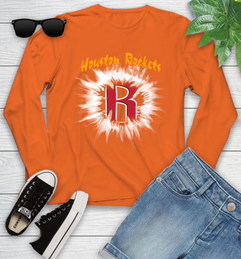 Houston Rockets NBA Basketball Rip Sports Youth Long Sleeve 3