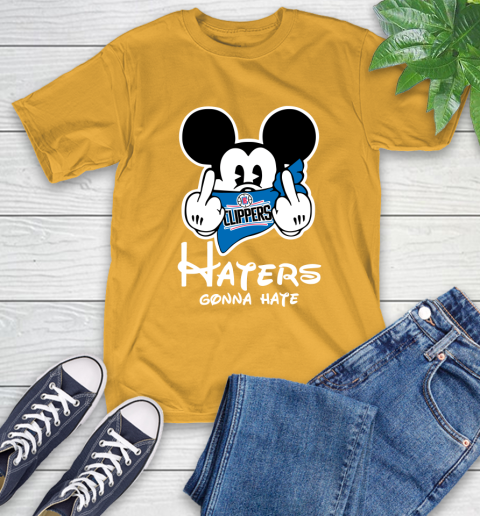 NBA LA Clippers Haters Gonna Hate Mickey Mouse Disney Basketball T Shirt T-Shirt 2