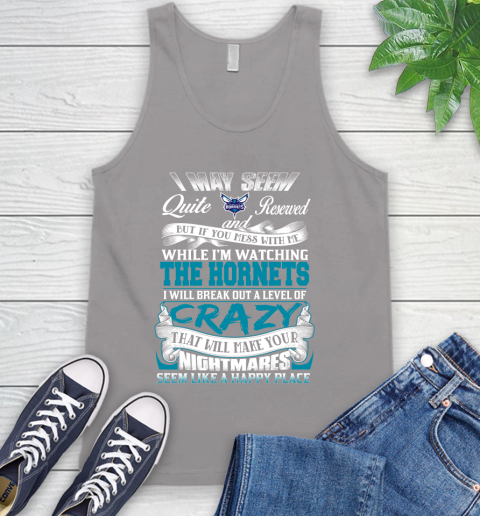Charlotte Hornets NBA Basketball Don't Mess With Me While I'm Watching My Team Tank Top 3