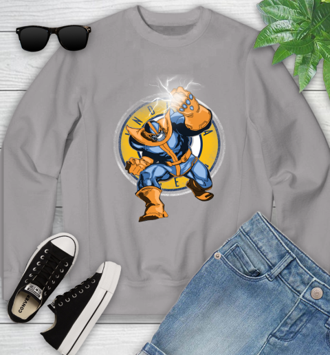 Indiana Pacers NBA Basketball Thanos Avengers Infinity War Marvel Youth Sweatshirt 3