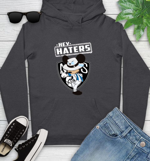 NBA Hey Haters Mickey Basketball Sports Brooklyn Nets Youth Hoodie 8