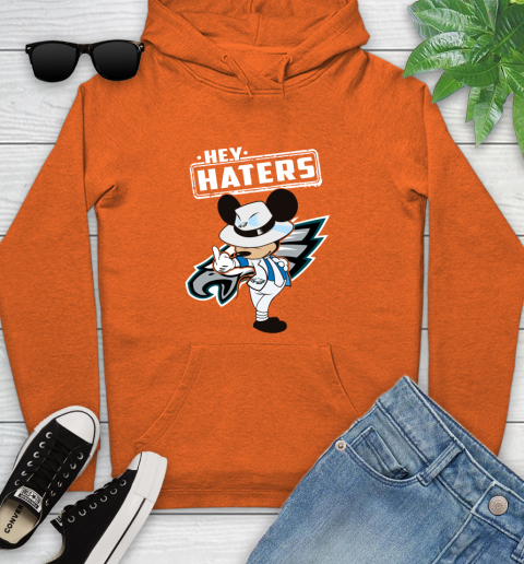 NFL Hey Haters Mickey Football Sports Philadelphia Eagles Youth Hoodie 4