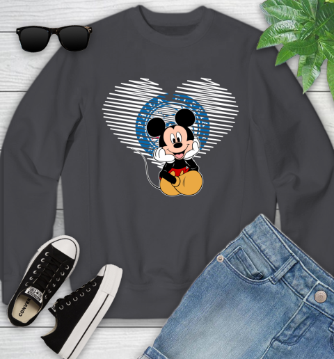 NBA Philadelphia 76ers The Heart Mickey Mouse Disney Basketball Youth Sweatshirt 5