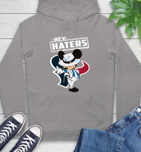 NFL Hey Haters Mickey Football Sports Houston Texans Hoodie 6