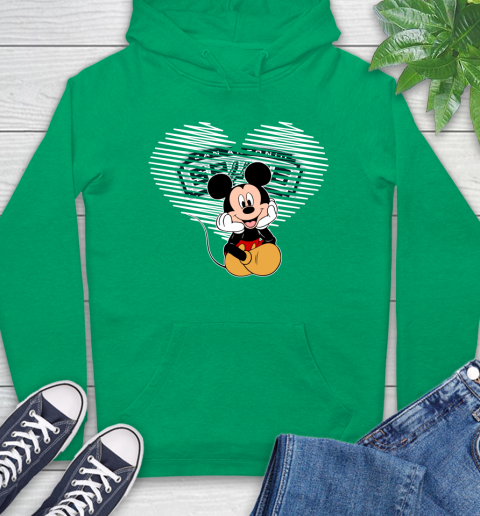 NBA San Antonio Spurs The Heart Mickey Mouse Disney Basketball Hoodie 8