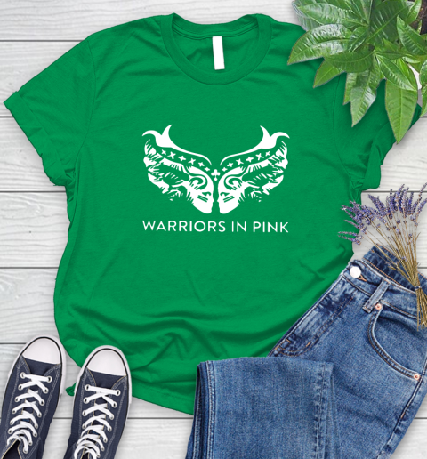 Ford cares warriors in pink shirt Women's T-Shirt 9