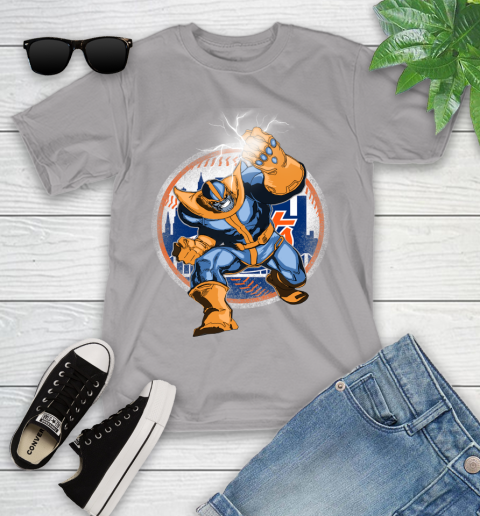 New York Mets MLB Baseball Thanos Avengers Infinity War Marvel Youth T-Shirt 4