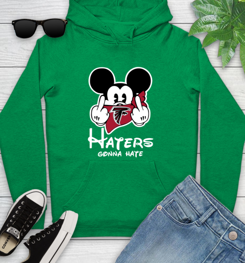 NFL Atlanta Falcons Haters Gonna Hate Mickey Mouse Disney Football T Shirt Youth Hoodie 9