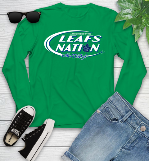 NHL A True Friend Of The Toronto Maple Leafs Dilly Dilly Hockey Sports Youth Long Sleeve 7