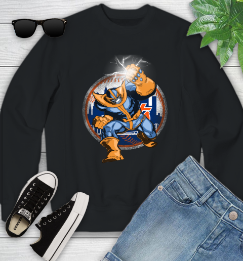 New York Mets MLB Baseball Thanos Avengers Infinity War Marvel Youth Sweatshirt