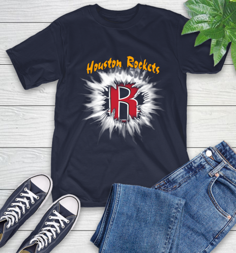 Houston Rockets NBA Basketball Rip Sports T-Shirt 3