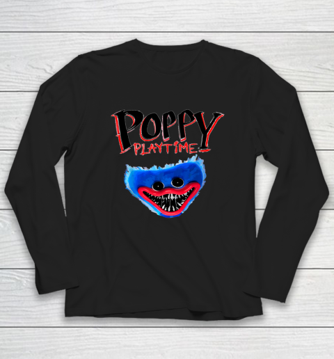 Huggy Wuggy Costume For Poppy Playtime Fun Long Sleeve T-Shirt