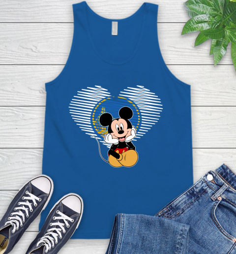 NBA Golden State Warriors The Heart Mickey Mouse Disney Basketball Tank Top 4