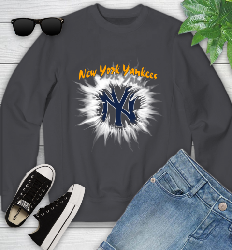 yankees youth sweatshirt
