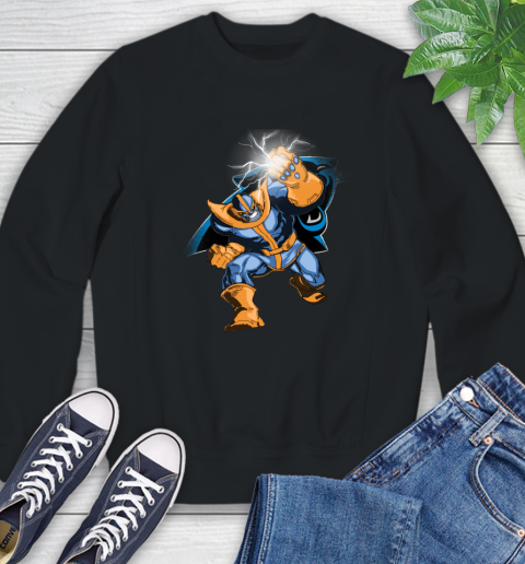 Carolina Panthers NFL Football Thanos Avengers Infinity War Marvel Sweatshirt