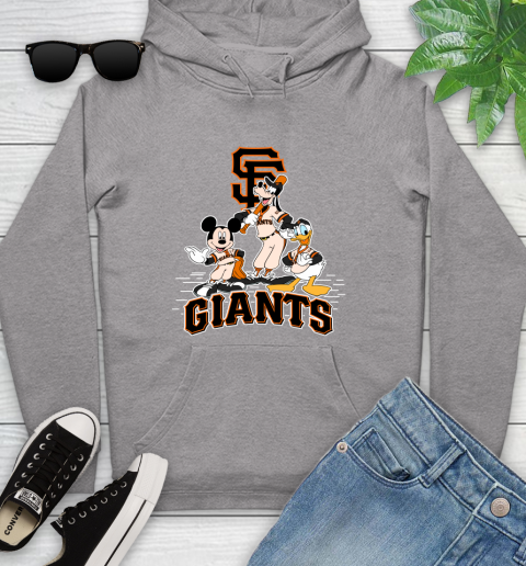 MLB San Francisco Giants Mickey Mouse Donald Duck Goofy Baseball T Shirt Youth Hoodie 6