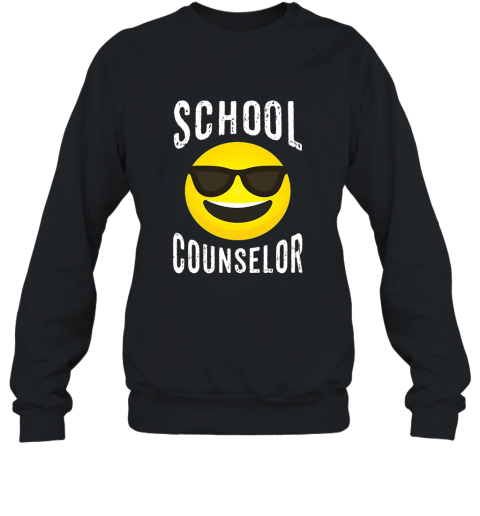 School Counselor Shirt  Cool Emoji School Counselor T shirt Sweatshirt