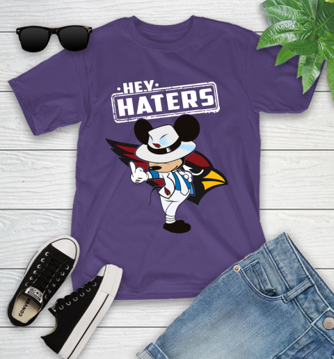 NFL Hey Haters Mickey Football Sports Arizona Cardinals Youth T-Shirt 3
