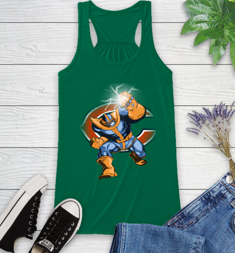 Chicago Bears NFL Football Thanos Avengers Infinity War Marvel Racerback Tank 6