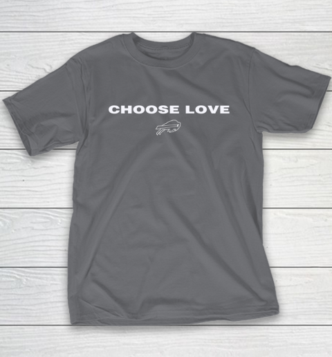 Choose Love Buffalo Bills Youth T-Shirt 5
