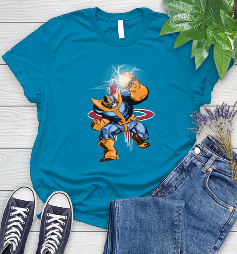 Houston Rockets NBA Basketball Thanos Avengers Infinity War Marvel Women's T-Shirt 10