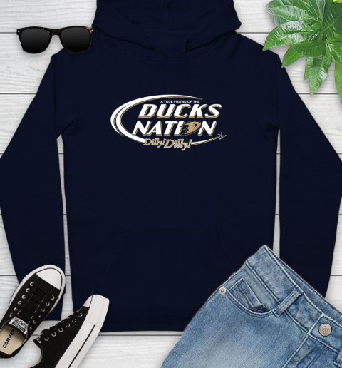 NHL A True Friend Of The Anaheim Ducks Dilly Dilly Hockey Sports Youth Hoodie 3