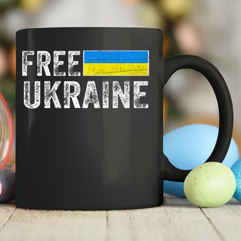 Ukraine Shirt Support Ukraine I Stand With Ukraine Flag Free Ukraine Ceramic Mug 11oz