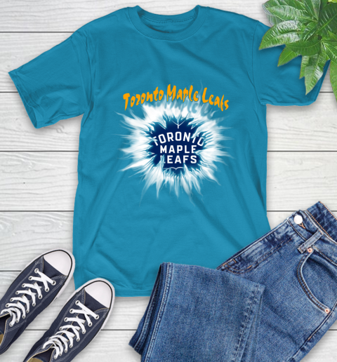 Toronto Maple Leafs NHL Hockey Adoring Fan Rip Sports T-Shirt 9