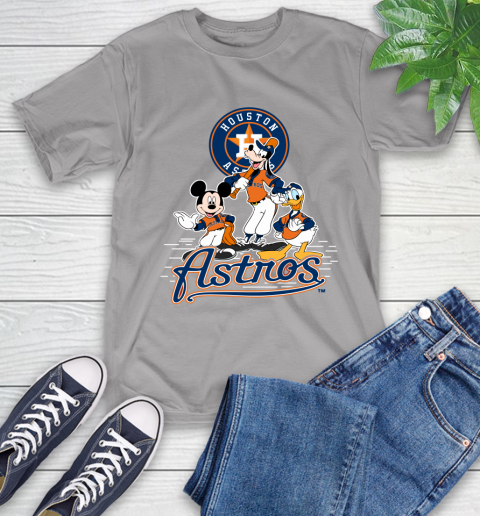 MLB Houston Astros Mickey Mouse Donald Duck Goofy Baseball T Shirt T-Shirt 18
