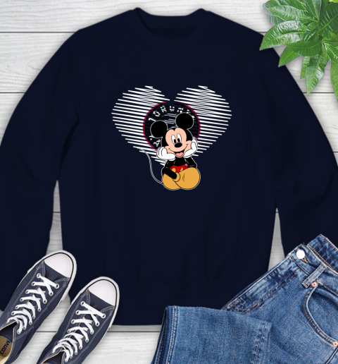 NBA Toronto Raptors The Heart Mickey Mouse Disney Basketball Sweatshirt 2