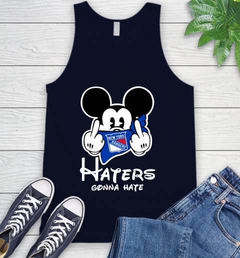 NHL New York Rangers Haters Gonna Hate Mickey Mouse Disney Hockey T Shirt Tank Top 2
