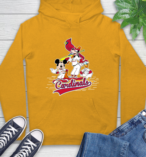MLB St.Louis Cardinals Mickey Mouse Donald Duck Goofy Baseball T Shirt Hoodie 2