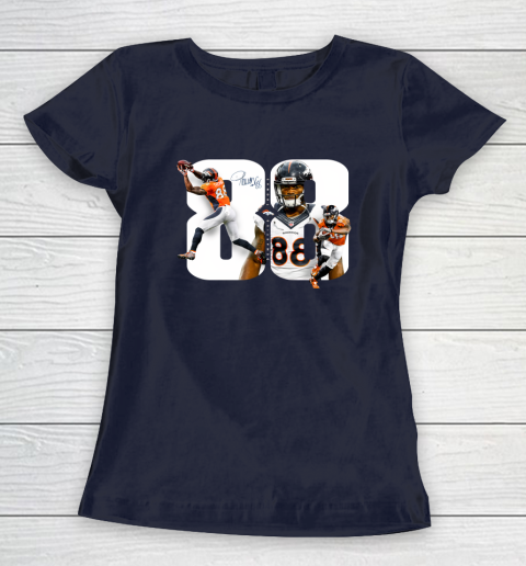 Demaryius Thomas Thank You For The Memoris Women's T-Shirt 2