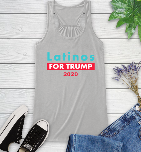 Latinos Trump 2020 Racerback Tank