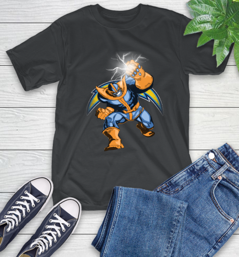 Los Angeles Chargers NFL Football Thanos Avengers Infinity War Marvel T-Shirt