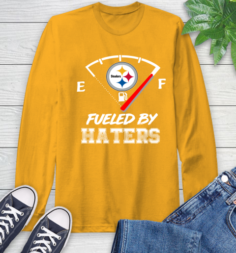 Pittsburgh Steelers NFL Football Fueled By Haters Sports Long Sleeve T-Shirt 2